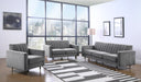 Lola Grey Velvet Loveseat - Furniture Stars (Chicago, IL)