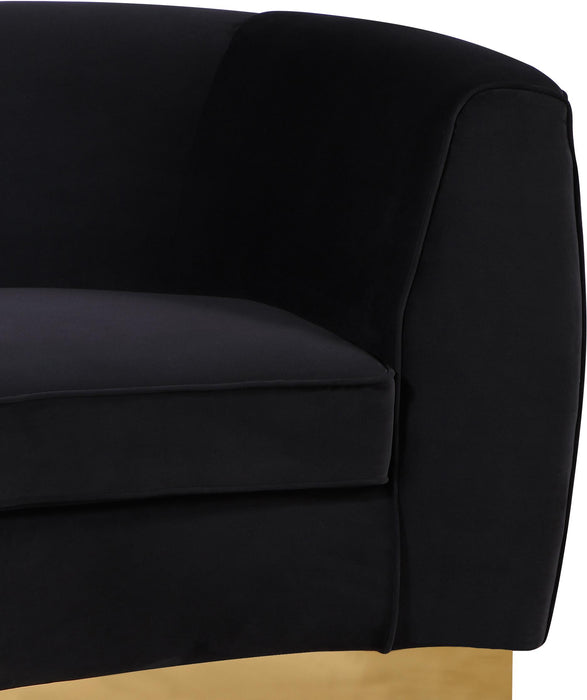 Julian Black Velvet Sofa - Furniture Stars (Chicago, IL)