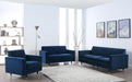 Lola Navy Velvet Loveseat - Furniture Stars (Chicago, IL)