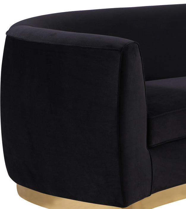 Julian Black Velvet Sofa - Furniture Stars (Chicago, IL)