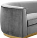 Julian Grey Velvet Sofa - Furniture Stars (Chicago, IL)