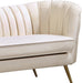 Margo Cream Velvet Sofa - Furniture Stars (Chicago, IL)