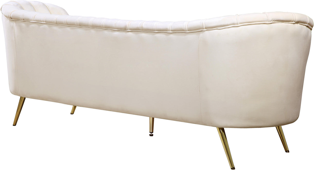 Margo Cream Velvet Sofa - Furniture Stars (Chicago, IL)