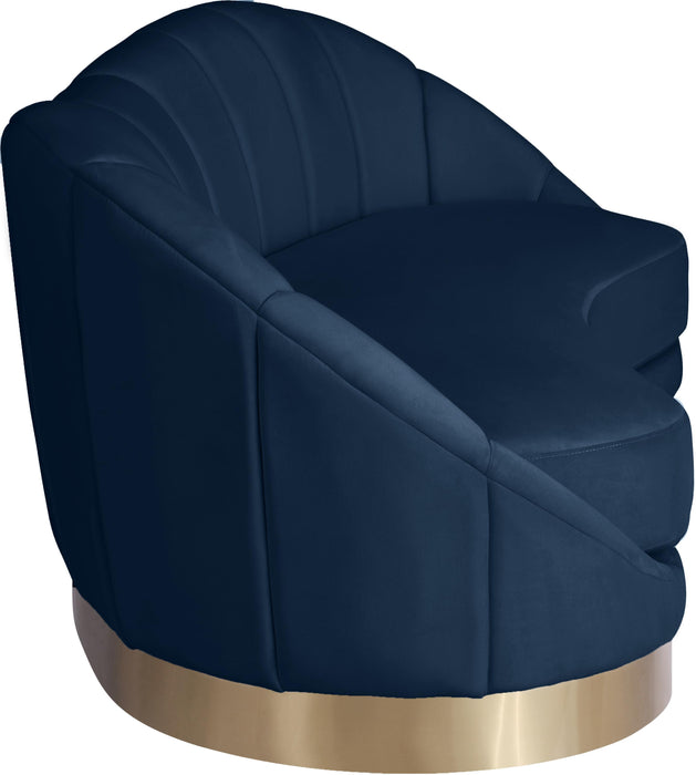 Shelly Navy Velvet Sofa