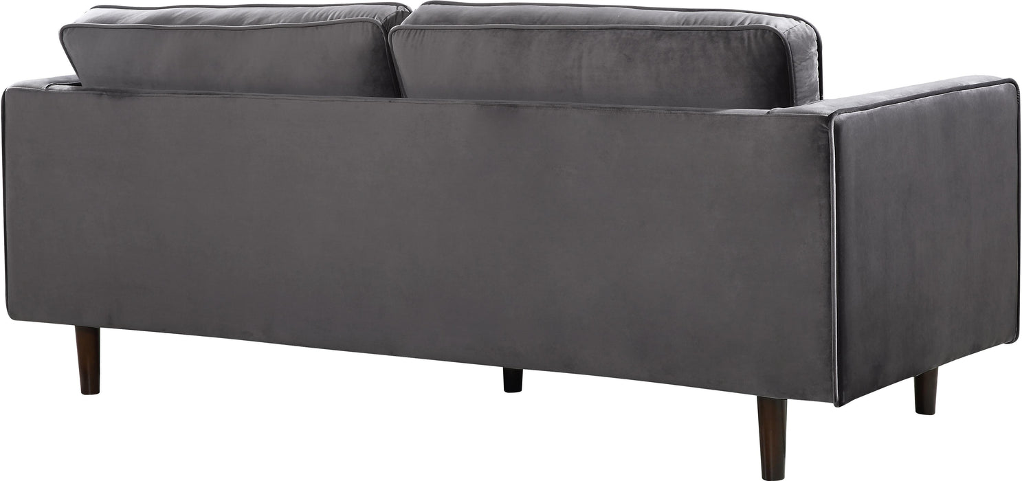 Emily Grey Velvet Sofa - Furniture Stars (Chicago, IL)