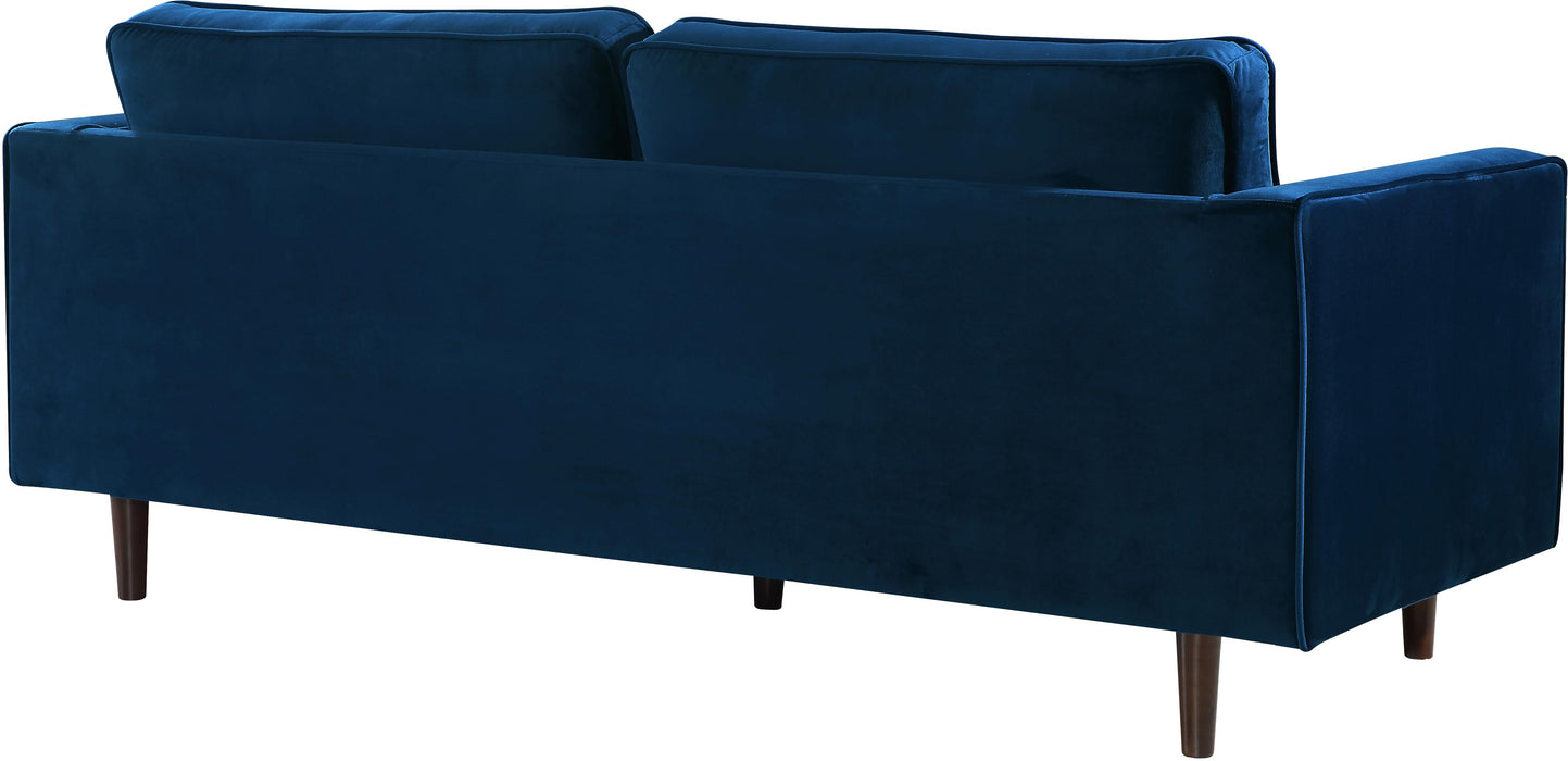 Emily Navy Velvet Sofa - Furniture Stars (Chicago, IL)