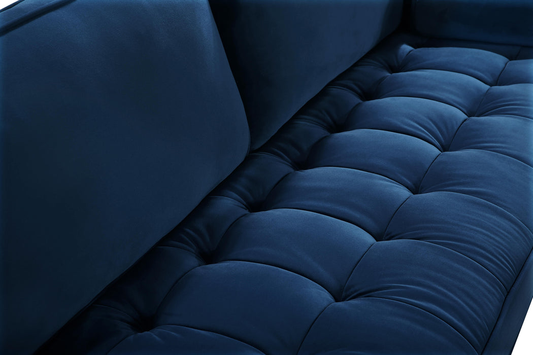 Emily Navy Velvet Sofa - Furniture Stars (Chicago, IL)