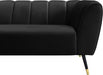 Beaumont Black Velvet Sofa - Furniture Stars (Chicago, IL)