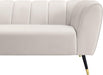 Beaumont Cream Velvet Sofa - Furniture Stars (Chicago, IL)