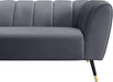 Beaumont Grey Velvet Sofa - Furniture Stars (Chicago, IL)