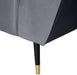Beaumont Grey Velvet Chair - Furniture Stars (Chicago, IL)