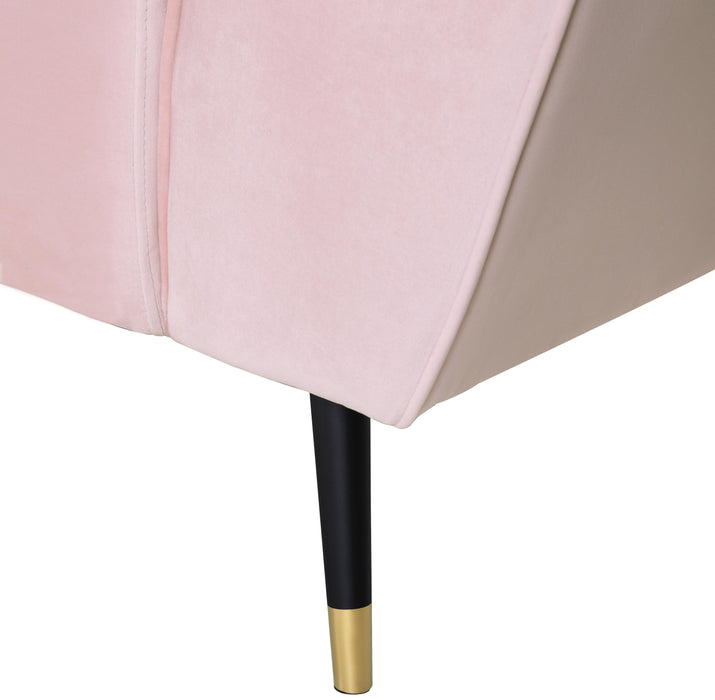 Beaumont Pink Velvet Sofa - Furniture Stars (Chicago, IL)