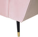 Beaumont Pink Velvet Sofa - Furniture Stars (Chicago, IL)