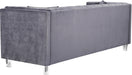 Mariel Grey Velvet Sofa - Furniture Stars (Chicago, IL)
