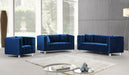 Mariel Navy Velvet Sofa - Furniture Stars (Chicago, IL)