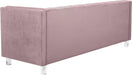 Mariel Pink Velvet Sofa - Furniture Stars (Chicago, IL)