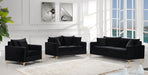 Naomi Black Velvet Sofa - Furniture Stars (Chicago, IL)