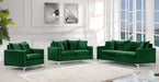 Naomi Green Velvet Loveseat - Furniture Stars (Chicago, IL)