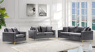 Naomi Grey Velvet Sofa - Furniture Stars (Chicago, IL)