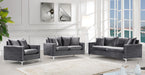 Naomi Grey Velvet Sofa - Furniture Stars (Chicago, IL)