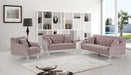 Roxy Pink Velvet Loveseat - Furniture Stars (Chicago, IL)