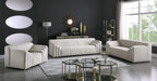 Naya Cream Velvet Sofa - Furniture Stars (Chicago, IL)