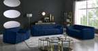 Naya Navy Velvet Loveseat - Furniture Stars (Chicago, IL)