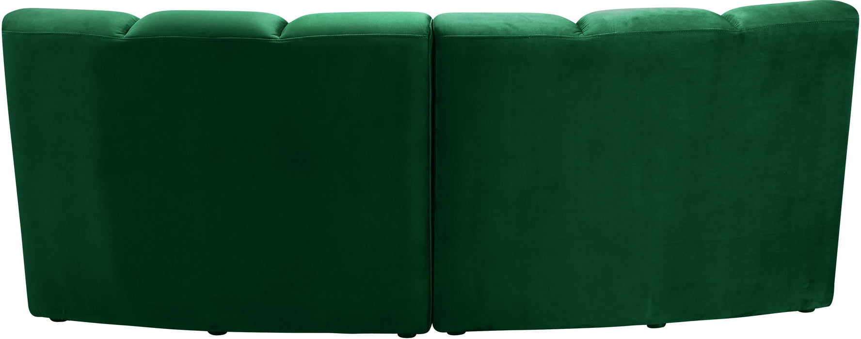 Infinity Green Velvet 2pc. Modular Sectional - Furniture Stars (Chicago, IL)