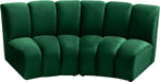 Infinity Green Velvet 2pc. Modular Sectional - Furniture Stars (Chicago, IL)