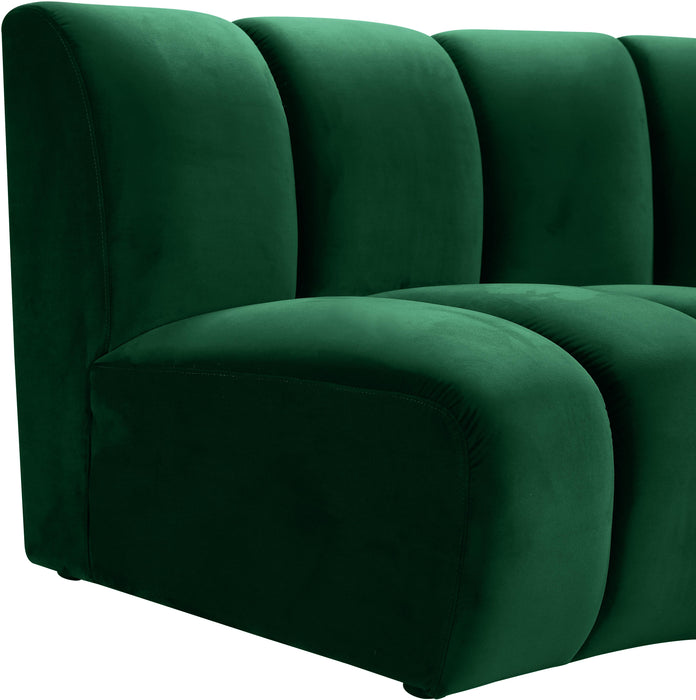 Infinity Green Velvet 2pc. Modular Sectional - Furniture Stars (Chicago, IL)