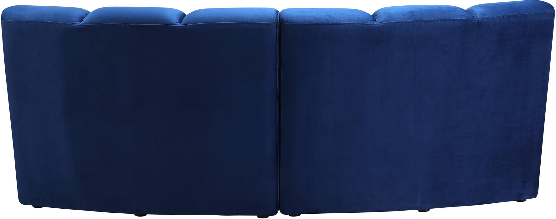 Infinity Navy Velvet 2pc. Modular Sectional