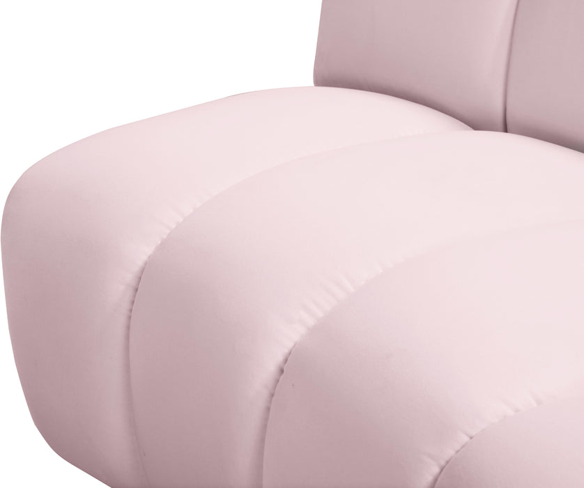 Infinity Pink Velvet 6pc. Modular Sectional - Furniture Stars (Chicago, IL)