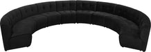 Limitless Black Velvet 10pc. Modular Sectional - Furniture Stars (Chicago, IL)