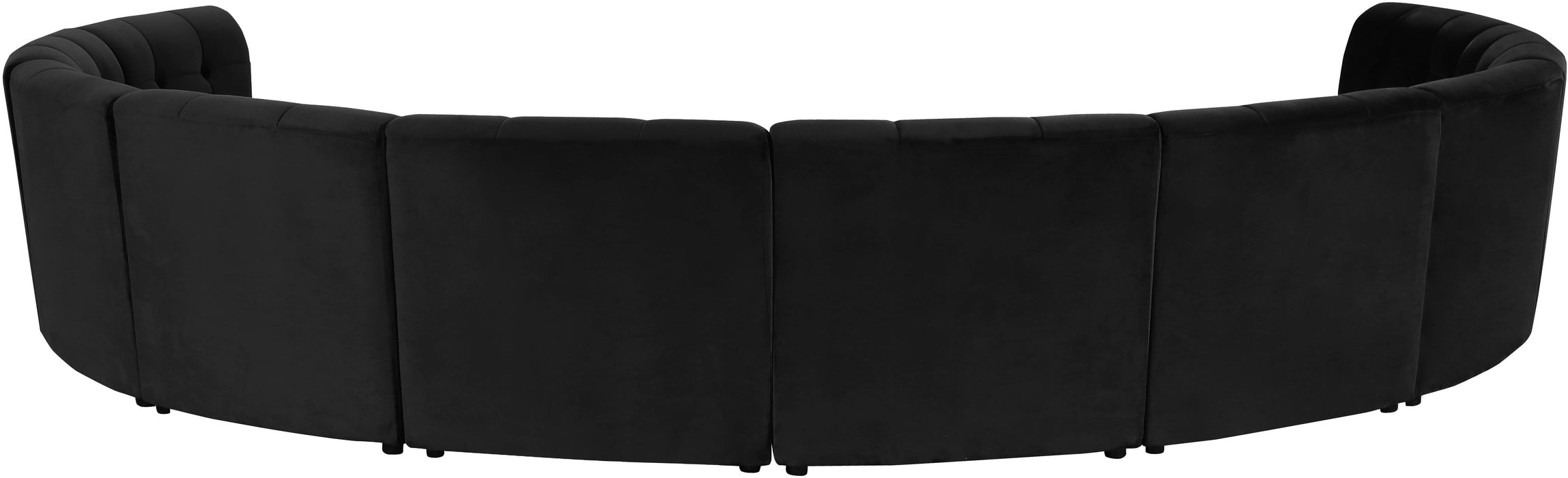 Limitless Black Velvet 10pc. Modular Sectional - Furniture Stars (Chicago, IL)