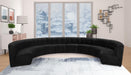 Limitless Black Velvet 10pc. Modular Sectional - Furniture Stars (Chicago, IL)