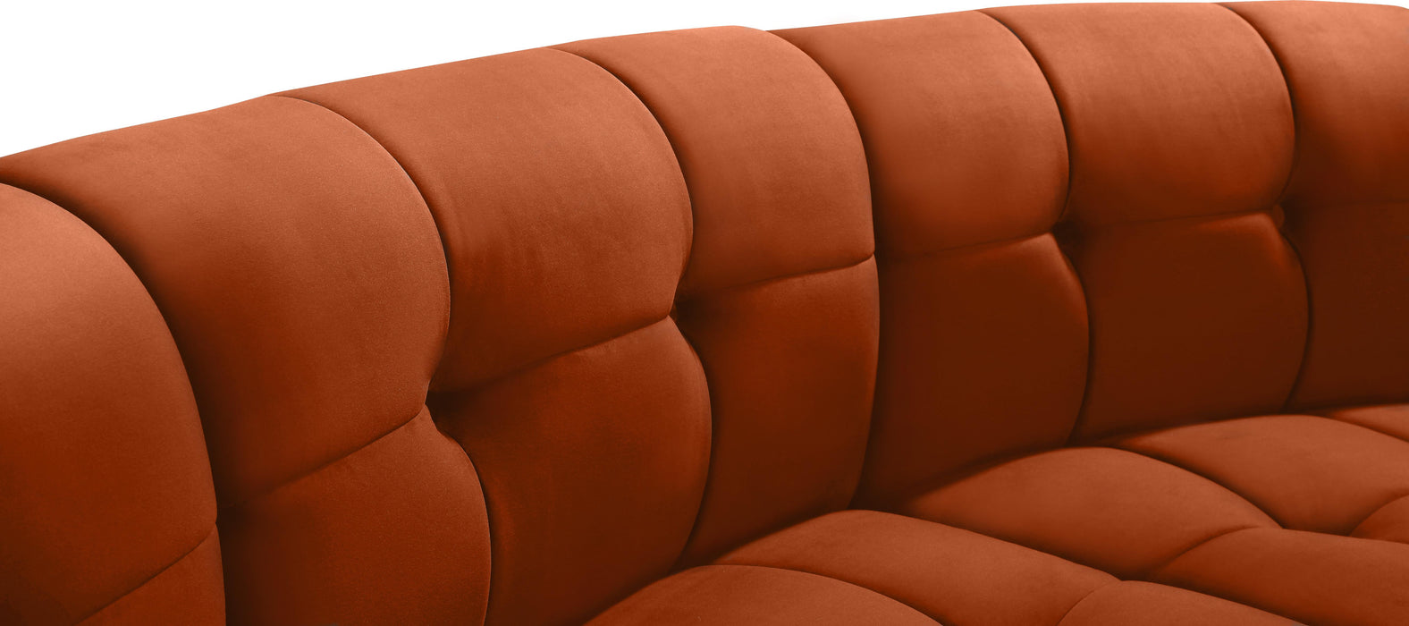 Limitless Cognac Velvet 15pc. Modular Sectional - Furniture Stars (Chicago, IL)