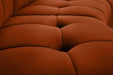 Limitless Cognac Velvet 15pc. Modular Sectional - Furniture Stars (Chicago, IL)