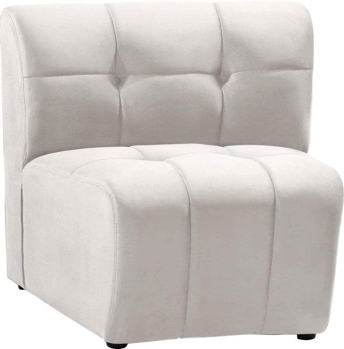 Limitless Cream Velvet Modular Chair - Furniture Stars (Chicago, IL)