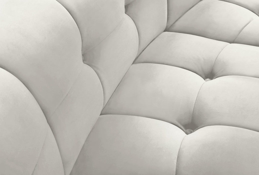 Limitless Cream Velvet Modular Chair - Furniture Stars (Chicago, IL)