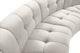 Limitless Cream Velvet 6pc. Modular Sectional - Furniture Stars (Chicago, IL)