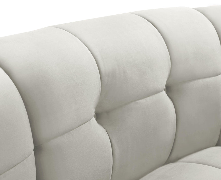 Limitless Cream Velvet Modular Chair - Furniture Stars (Chicago, IL)