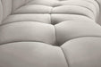 Limitless Cream Velvet 8pc. Modular Sectional - Furniture Stars (Chicago, IL)