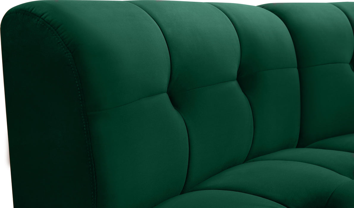 Limitless Green Velvet 15pc. Modular Sectional - Furniture Stars (Chicago, IL)
