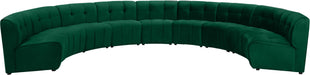 Limitless Green Velvet 9pc. Modular Sectional - Furniture Stars (Chicago, IL)