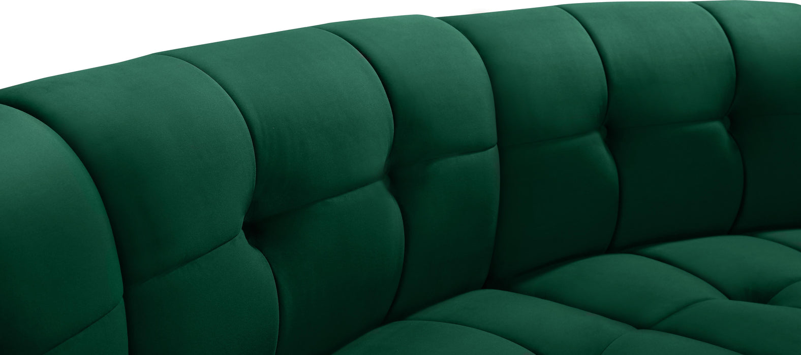 Limitless Green Velvet 7pc. Modular Sectional - Furniture Stars (Chicago, IL)