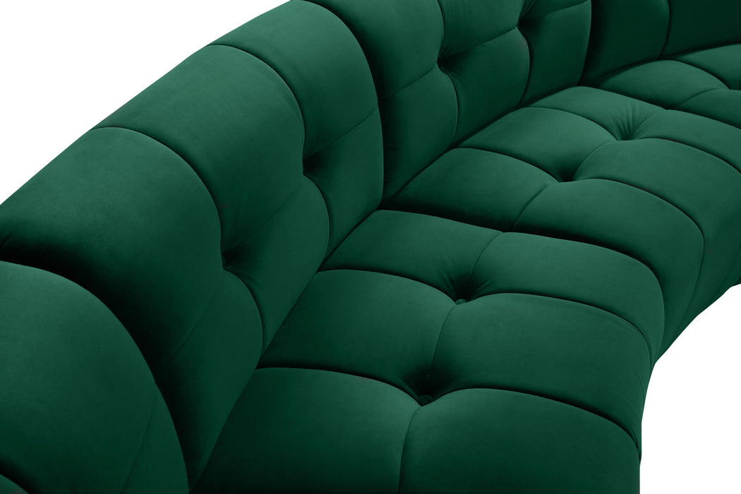 Limitless Green Velvet 7pc. Modular Sectional - Furniture Stars (Chicago, IL)