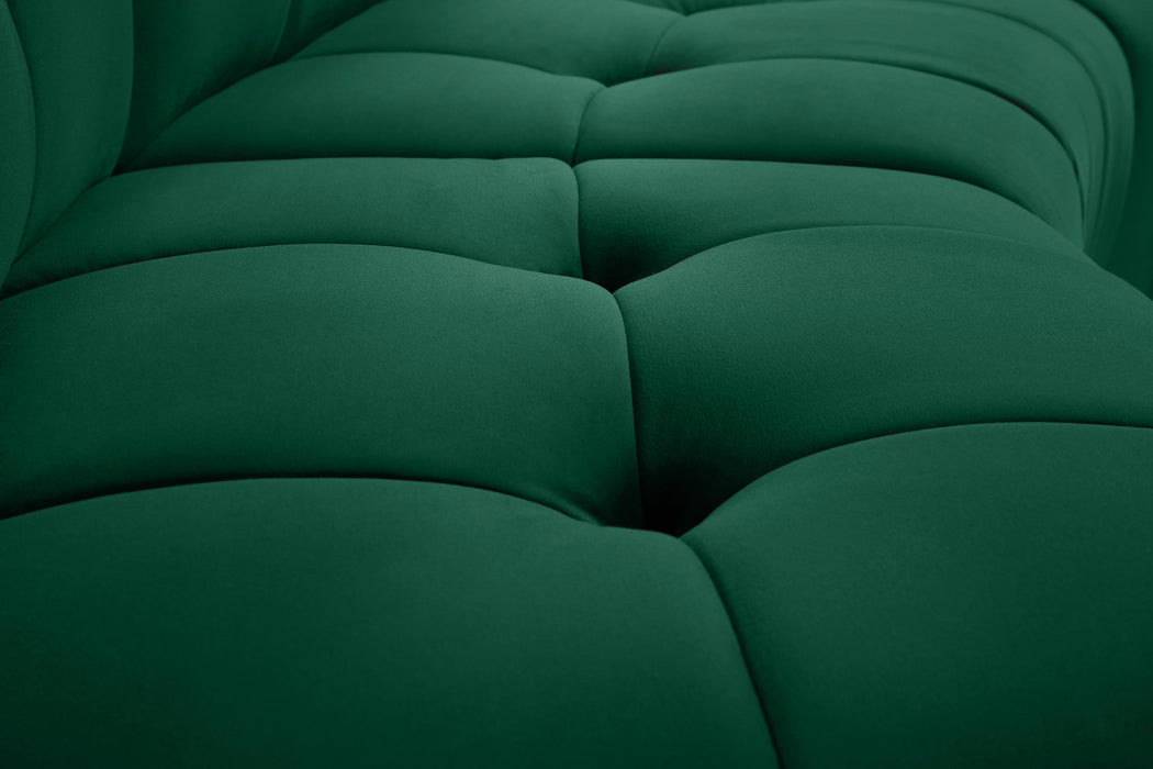 Limitless Green Velvet 7pc. Modular Sectional - Furniture Stars (Chicago, IL)