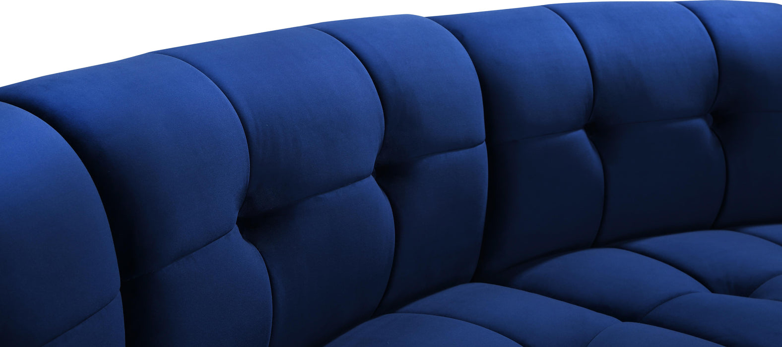 Limitless Navy Velvet 11pc. Modular Sectional - Furniture Stars (Chicago, IL)