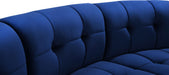 Limitless Navy Velvet 11pc. Modular Sectional - Furniture Stars (Chicago, IL)