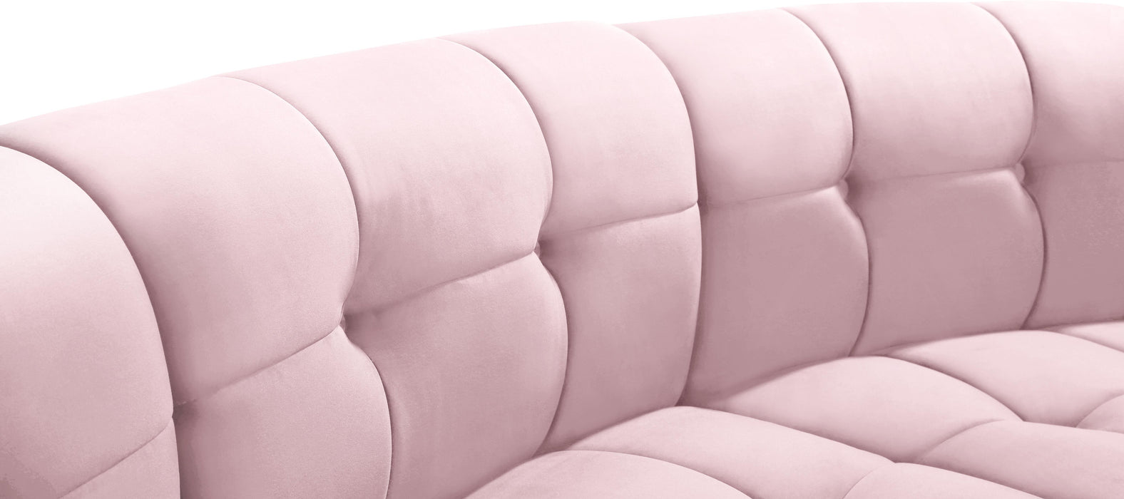 Limitless Pink Velvet 8pc. Modular Sectional